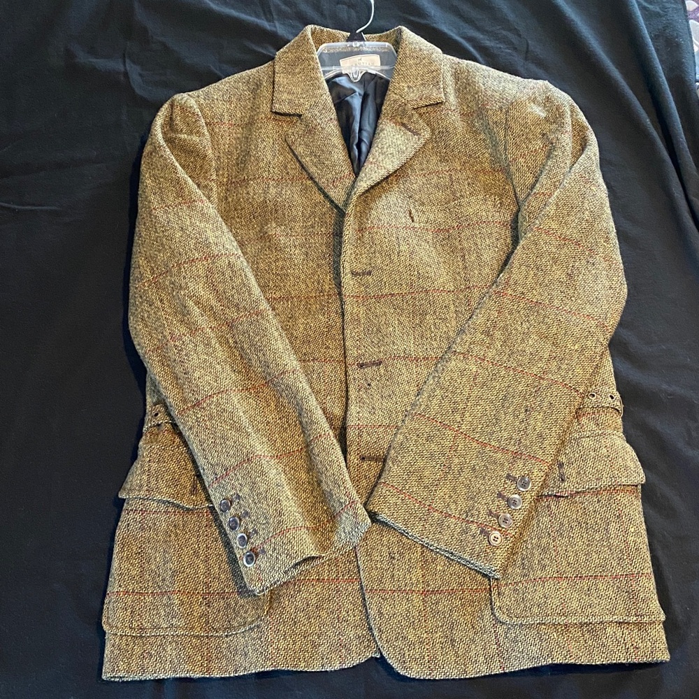 Men’s Peruvian Connection plaid blazer